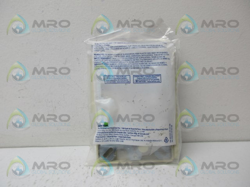 LEVITON 40253-001 QUICK CONNECT PHONE  WALL JACKNSMP