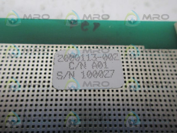 AA INC. 2000113-002 CIRCUIT BOARD UNMP