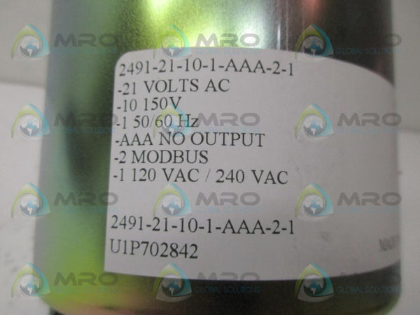YOKOGAWA 2491-21-10-1-AAA12-1 DIGITAL SWITCHBOARD METER NSNP