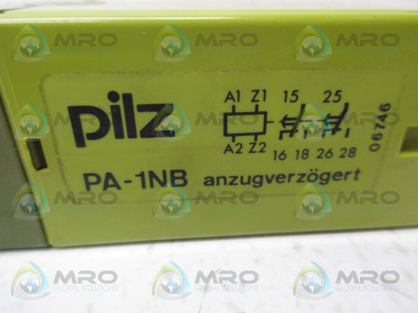 PILZ PA-1NB SAFTEY RELAY NSMP
