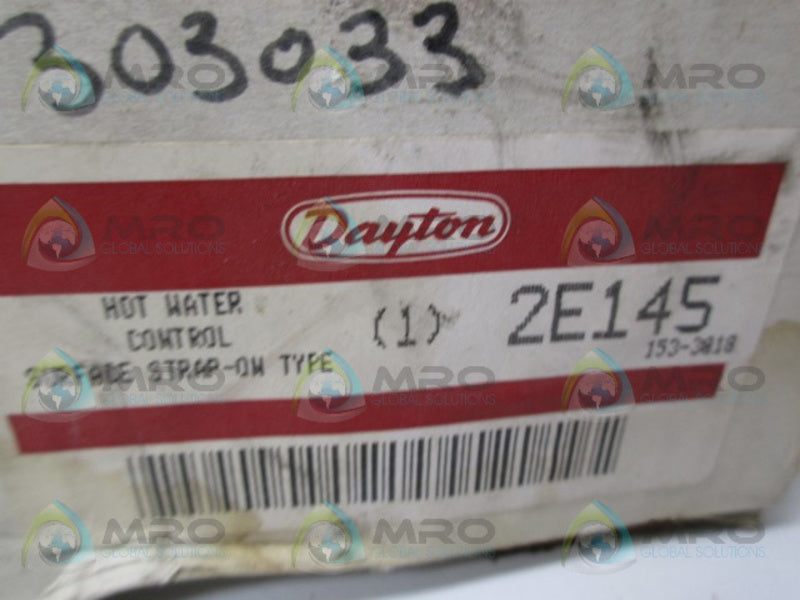 DAYTON 2E145 HOT WATER CONTROL SURFACE NSMP
