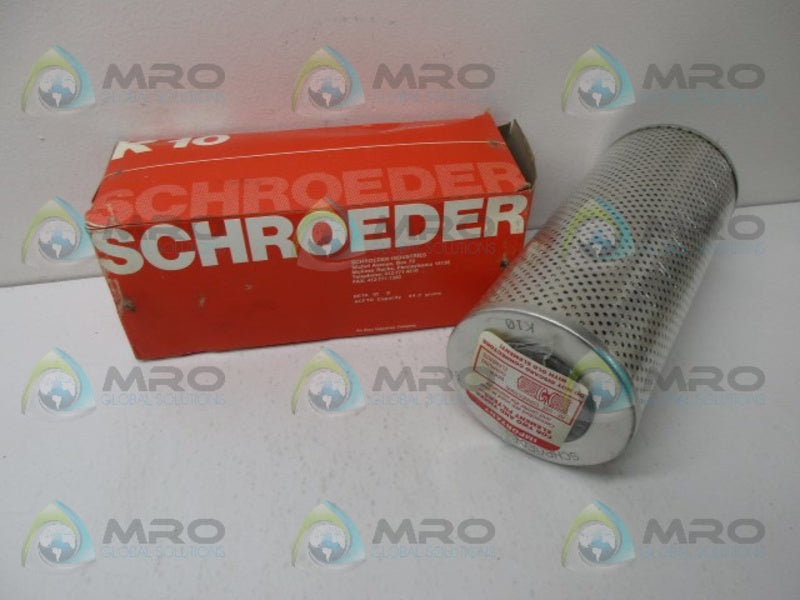 SCHROEDER K-10 FILTER ELEMENT NSMP