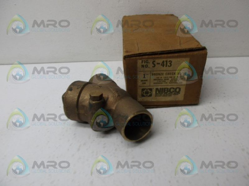 NIBCO S-413 CHECK VALVE NSMP