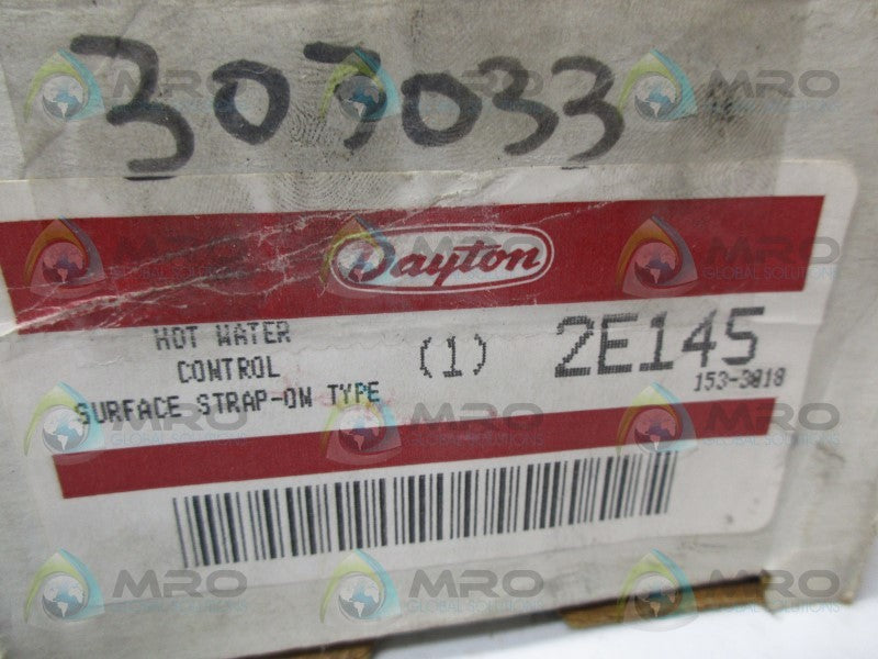 DAYTON 2E145 HOT WATER CONTROL NSMP