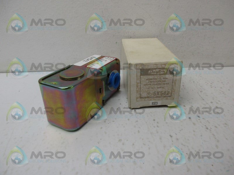 DAYTON 6X524 OPERATING COIL W/JUNCTION BOX NSMP