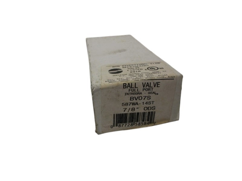 SUPERIOR REFRIGERATION BV07S BALL VALVE NSMP