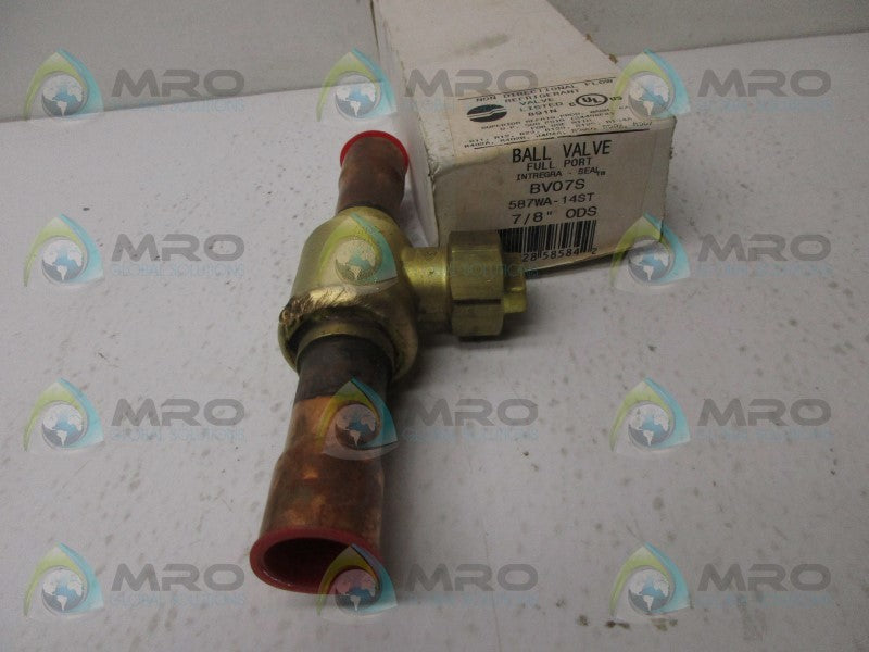 SUPERIOR REFRIGERATION BV07S BALL VALVE NSMP