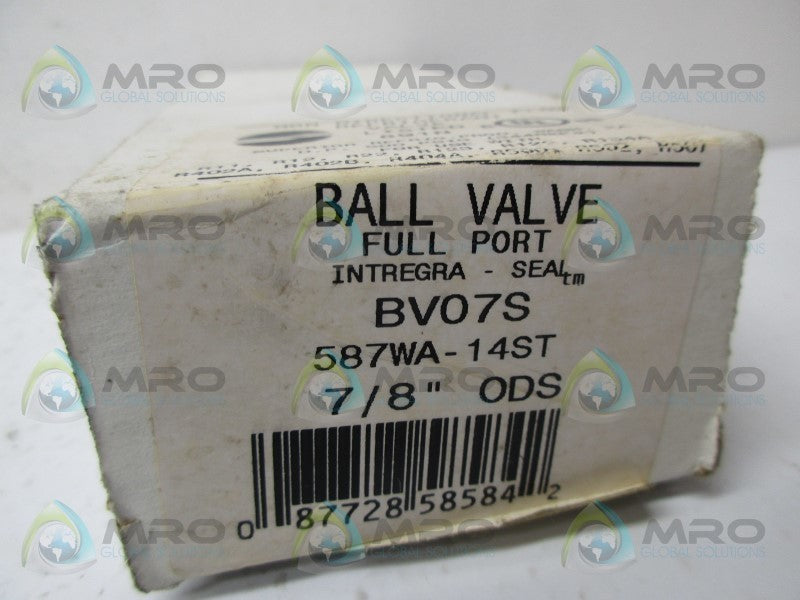 SUPERIOR REFRIGERATION BV07S BALL VALVE NSMP