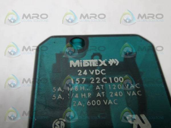 MIDTEX 15722C100 RELAY UNMP