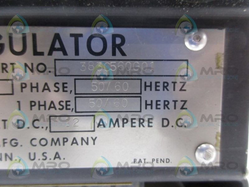 EM 383C560G01 VOLTAGE REGULATOR UNMP