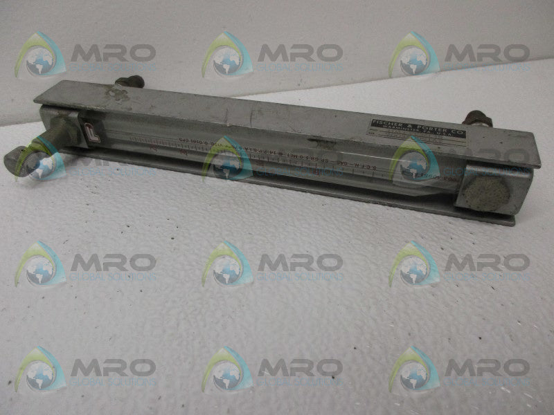 FISHER & PORTER 10A1338M13B FLOW RATE METER UNMP