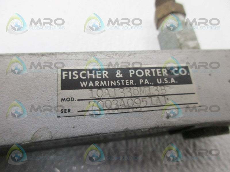 FISHER & PORTER 10A1338M13B FLOW RATE METER UNMP