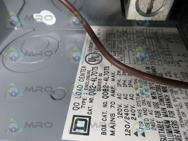 SQUARE D Q02-4L70TS CIRCUIT BREAKER UNMP