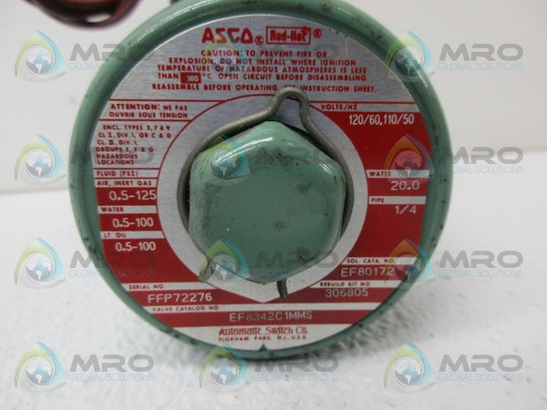 ASCO EF83421MMS SOLENOID VALVE UNMP