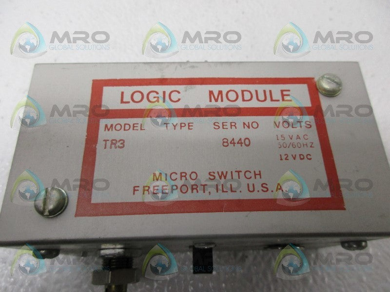 MICRO SWITCH TR3 81539 LOGIC MODULE UNMP