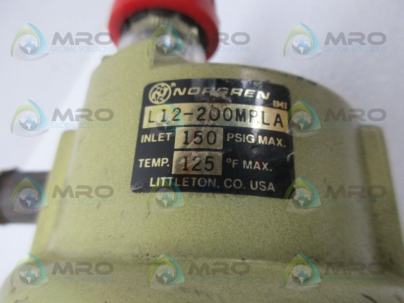 NORGREN L12-200MPLA LUBRICATOR UNMP