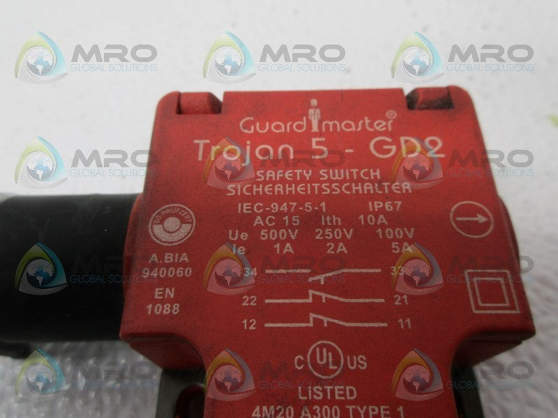 GUARD MASTER 5-GD2 SAFETY SWITCH UNMP