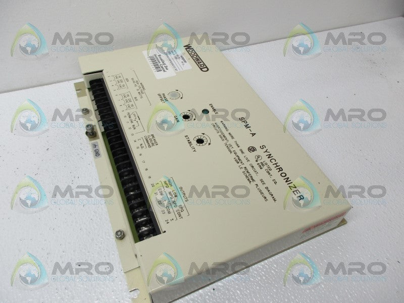 WOODWARD 9905-001 REV N SPM-A SYNCHRONIZER UNMP