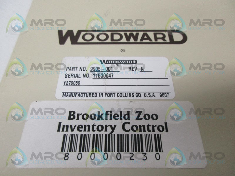 WOODWARD 9905-001 REV N SPM-A SYNCHRONIZER UNMP