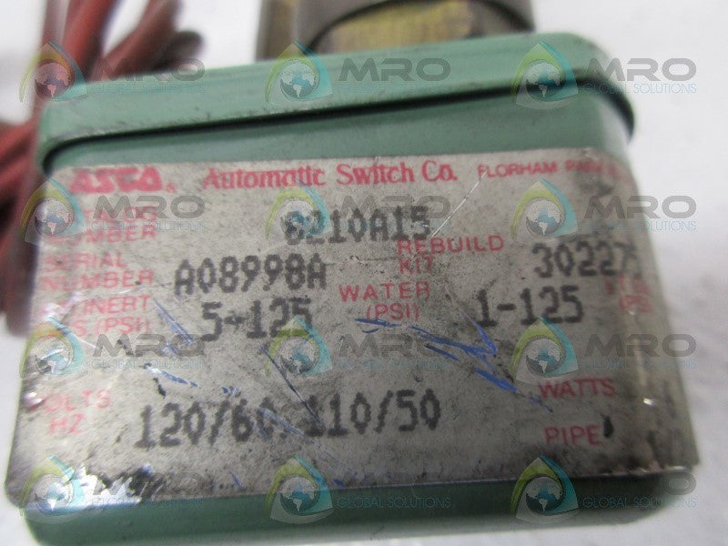 ASCO 8210A15 BLAST SOLENOID VALVE UNMP