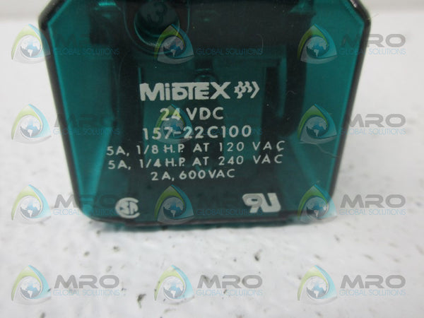 MIDTEX 157-22C100 RELAY UNMP