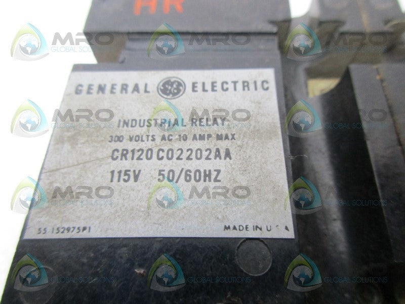 GENERAL ELECTRIC CR120C02202AA UNMP