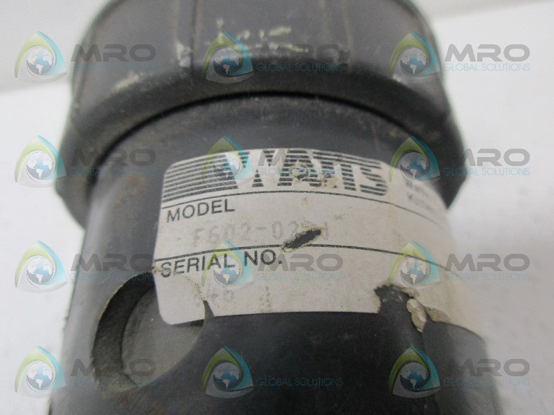 WATTS F602-02BJ PNEUMATIC FILTER UNMP