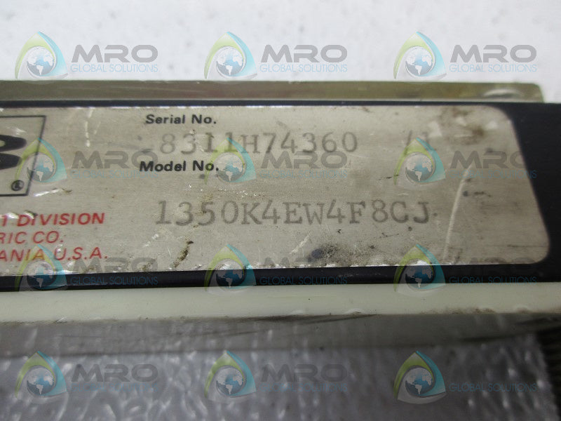 BROOKS 1350K4EW4F8CJ FLOW METER UNMP