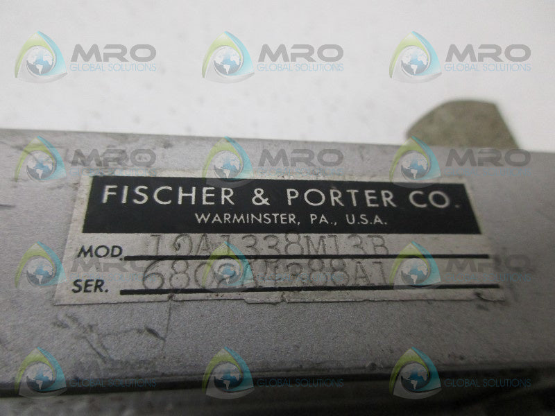 FISCHER & PORTER 10A1338M13B FLOW METER UNMP