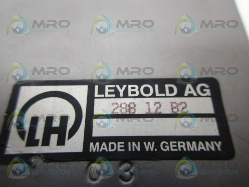 LEYBOLD 28812B2 VALVE UNMP