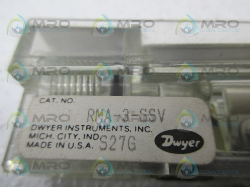 DWYER RMA-3-SS-V FLOW METER UNMP