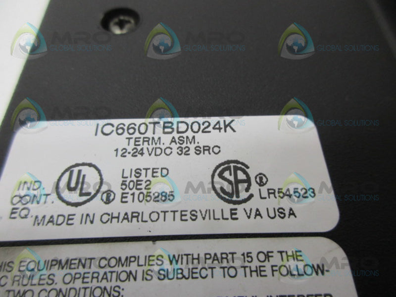 GE FANUC IC660EBD024M GENUIS MODULE UNMP