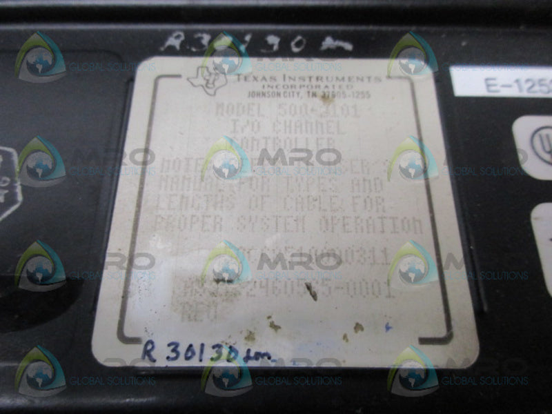 TEXAS INSTRUMENTS 500-2101 I/O CHANNEL CONTROLLER UNMP
