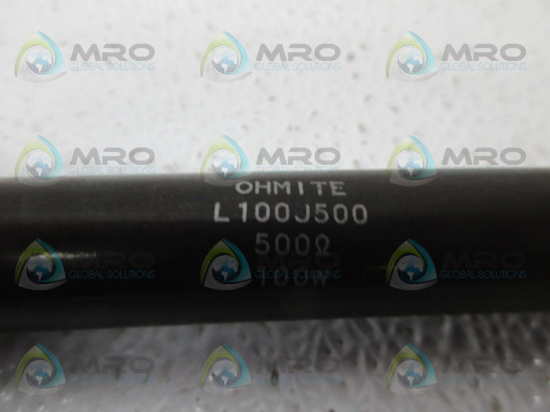 OHMITE L100J500 RESISTOR UNMP