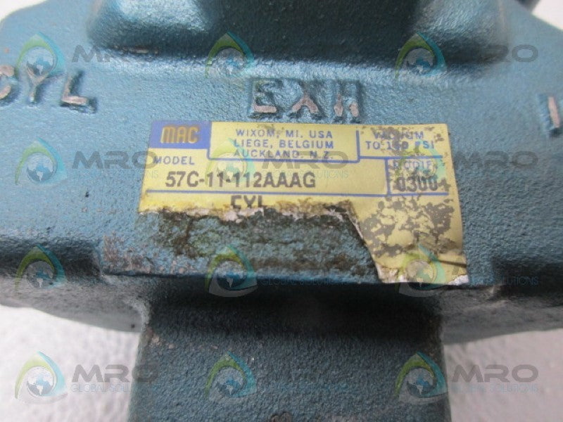 MAC 57C-11-112AAAG AUTOMATIC VALVE UNMP