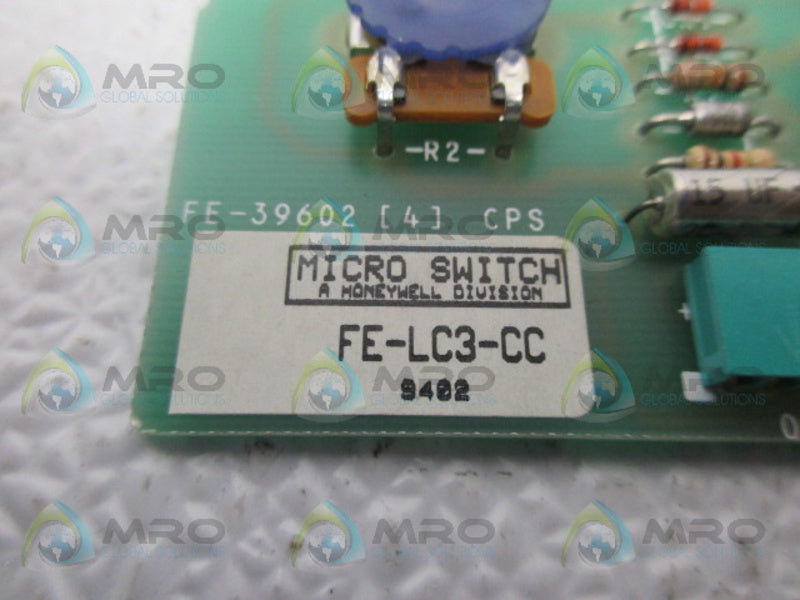 MICRO SWITCH FE-LC3-CC PHOTOELECTRIC LOGIC CARD NSNP