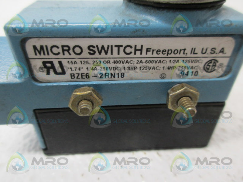 MICRO SWITCH BZE6-2RN18 UNMP