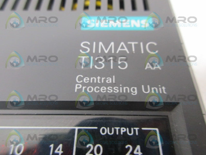 SIEMENS T1315AA CENTRAL PROCESSING UNIT UNMP