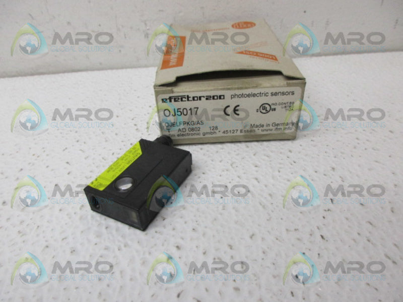 IFM EFECTOR OJ5017 PHOTOELECTRIC SENSOR NSMP