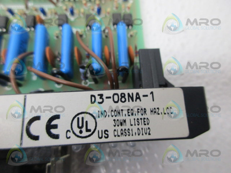 AUTOMATION DIRECT D3-08NA-1 INPUT MODULE UNMP