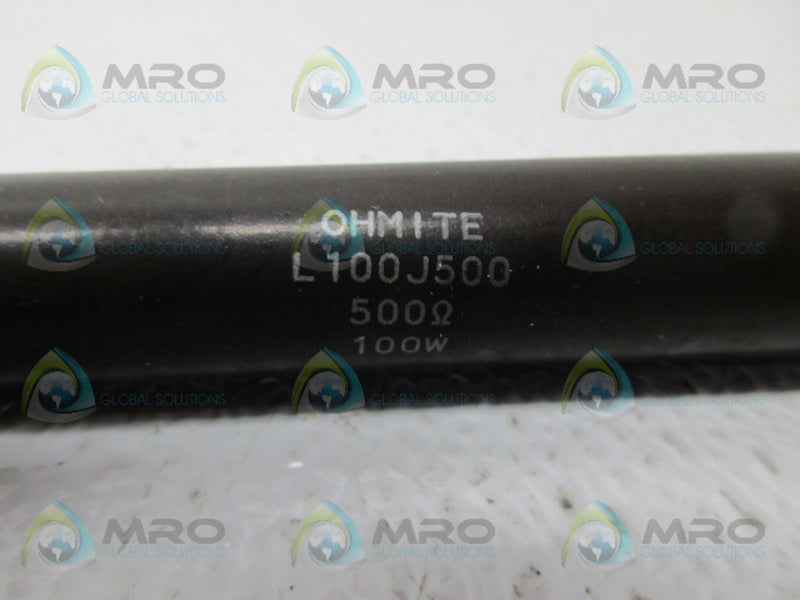 OHMITE L100J500 RESISTOR NSNP