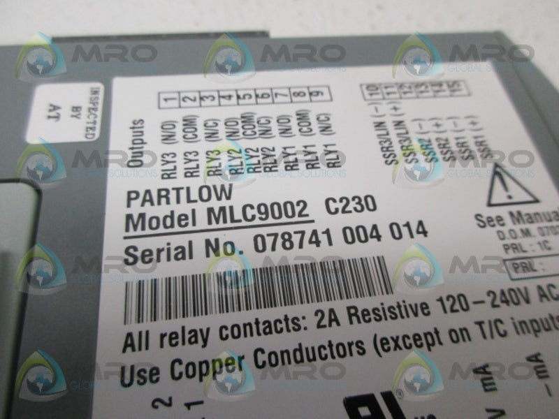 PARTLOW MLC9002-C230 NSNP