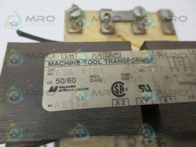 MAGNETEK 636-1151 TRANSFORMER UNMP