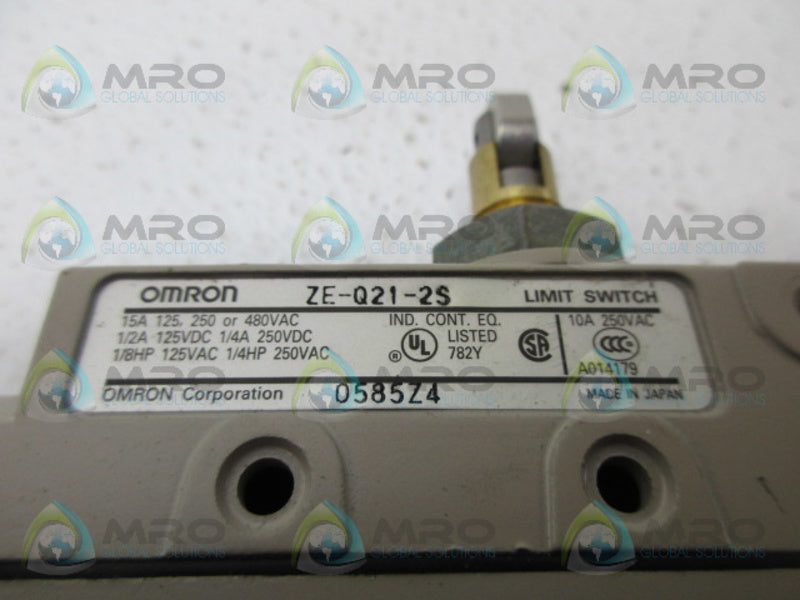 OMRON ZE-Q21-25 LIMIT SWITCH UNMP