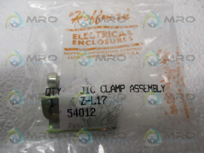 HOFFMAN Z-L17 JIC CLAMP ASSEMBLY NSMP