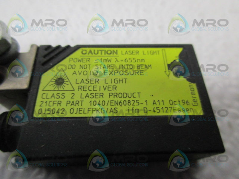 IFM EFECTOR OJ5042 PHOTOELECTRIC SENSOR UNMP