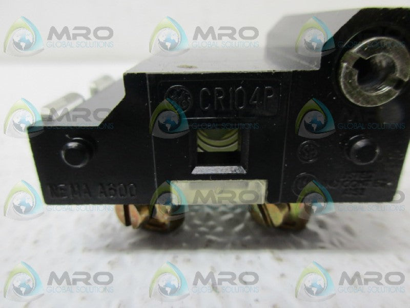 GENERAL ELECTRIC CR104P SWITCH BASE UNMP