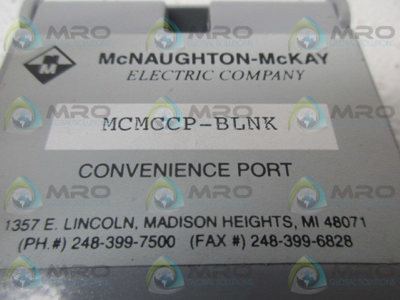 MCNAUGHTON-MAKAY MCMCCP-BLNK COMPUTER PORTS NSNP