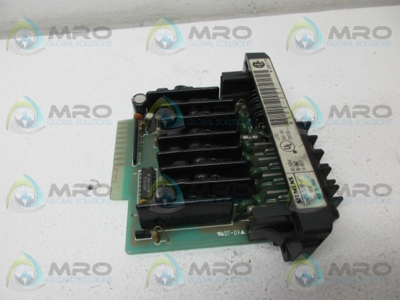 SIEMENS 305-20T OUTPUT MODULE UNMP