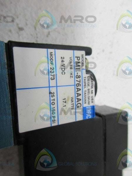 MAC PME-876AAAG VALVE UNMP